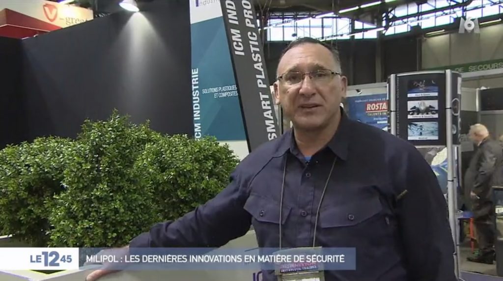 [vidéo] Barrière anti-terro (voiture bélier) au salon Milipol 2017 – JT France 2