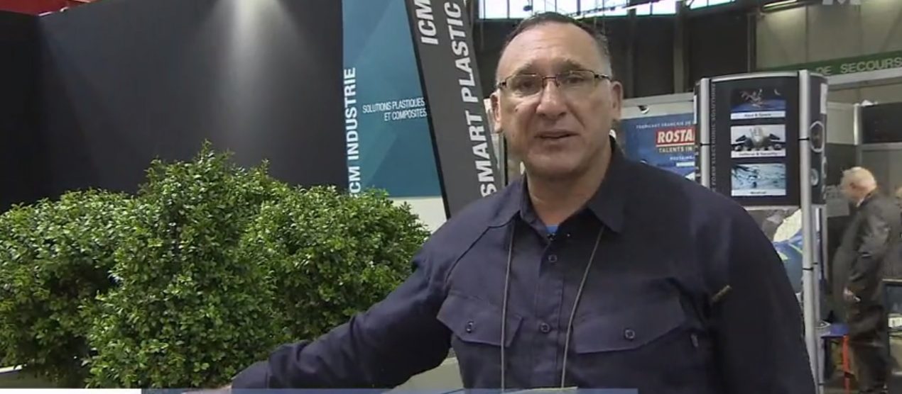 [vidéo] Barrière anti-terro (voiture bélier) au salon Milipol 2017 – JT France 2