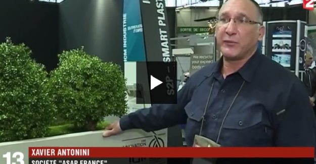 [vidéo] Barrière anti-terro (voiture bélier) au salon Milipol 2017 – JT France 2